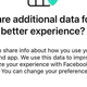 A helpful suggestion from Facebook.